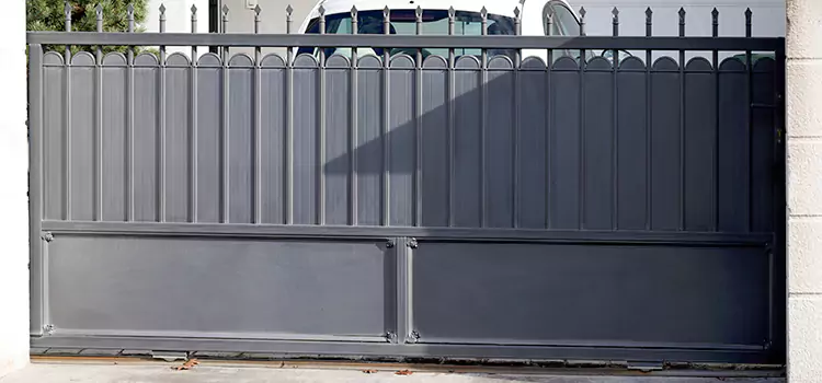 Metal Driveway Gate Installation Easton